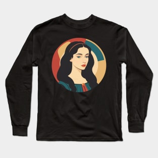 Renaissance Woman Who Really Wishes She Was Somewhere Else Long Sleeve T-Shirt